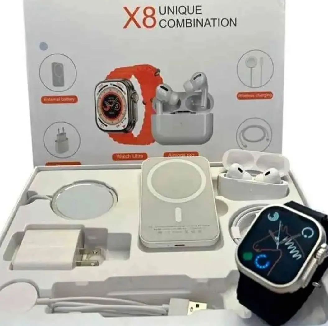 Set Smartwatch X8 Ultra+ Audífonos — foto 6