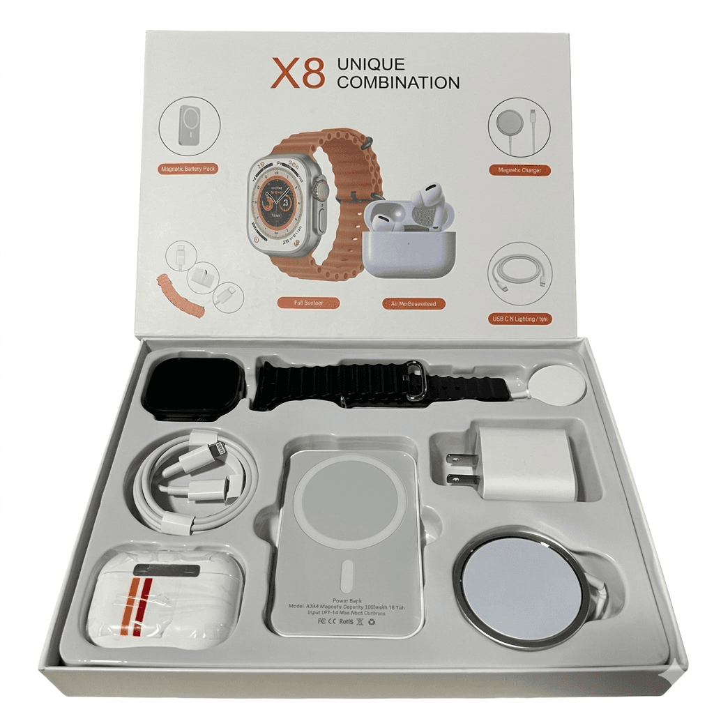 Set Smartwatch X8 Ultra+ Audífonos — foto 3