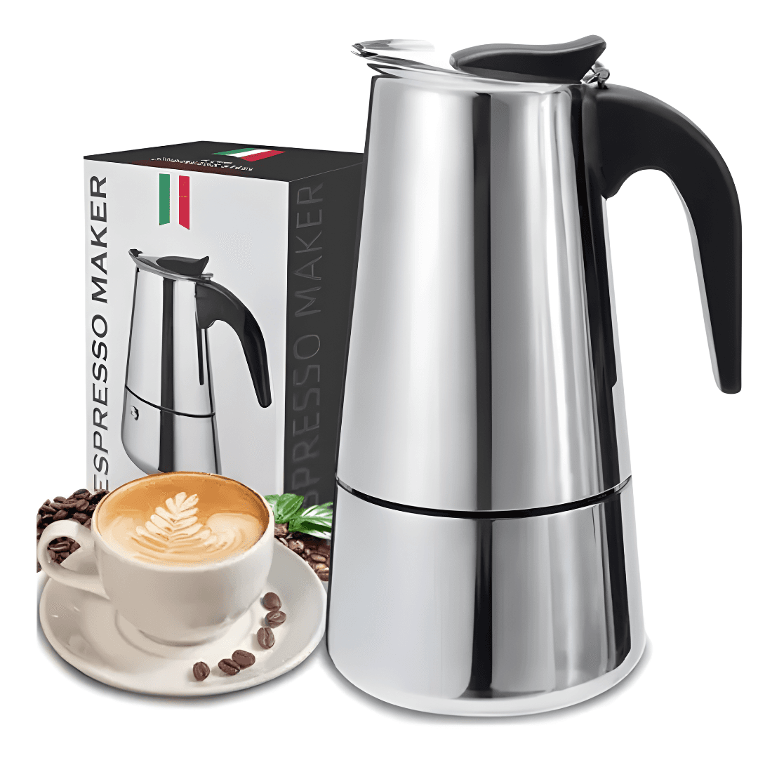 Cafetera Italiana Moka de Acero