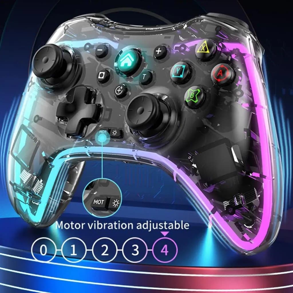Joystick Gaming Transparente Inalámbrico — foto 3