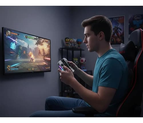 Control Inalámbrico Joystick Compatible Switch/oled Joy-con Rgb — foto 3