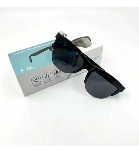 Lentes De Sol Con Bocinas Bluetooth Manos Libres Microfono Diseño Negro — foto 6