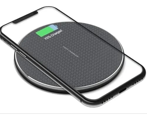 Cargador Inalámbrico Carga Rápida 10w Samsung iPhone Negro