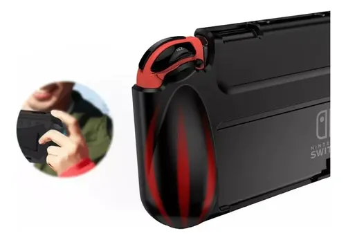 Carcasa Grip Funda Goma Tpu Compatible Nintendo Switch Oled — foto 6