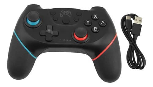 Control Inalámbrico Honson Hs-sw519 Negro Para Nintendo Switch Y Pc Bluetooth — foto 4