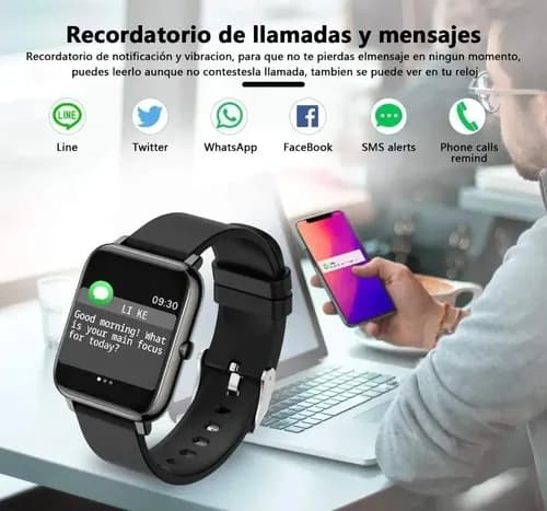 P22 Reloj Inteligente Smartwatch Ip67 Deporte Monitor Salud — foto 3