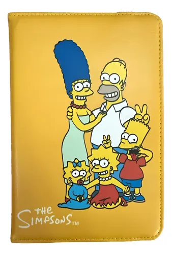 Funda Universal Tablet Simpsons Protector 7'' 8'' Pulgadas Amarillo Familia