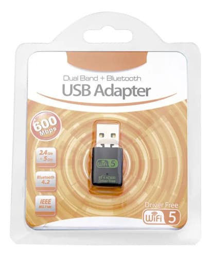 Usb Wifi Bluetooth 4.2 600 Mbps Dual Band 2.4 5ghz — foto 2