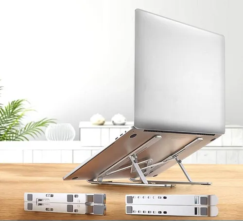 Soporte Aluminio Notebook Macbook Portátil Hasta 15,6'' — foto 4