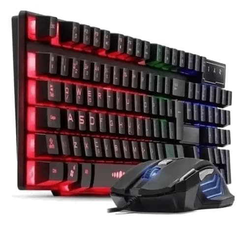 Kit Gamer Alámbrico Rgb Teclado + Mouse Motomo Mod. An-300 Negro — foto 3