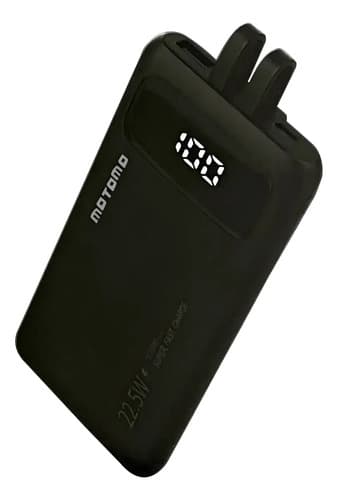 Cargador Portátil Motomo Pobamo42 Usb-c Carga Rápida 10ah Negro