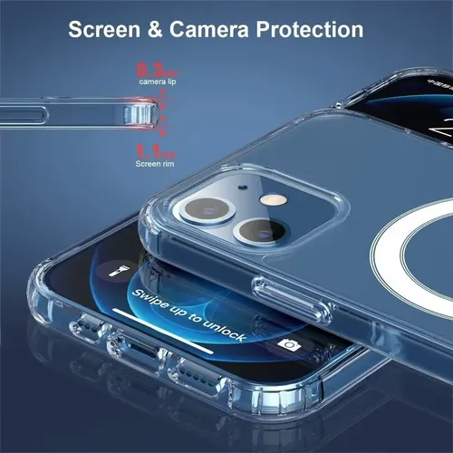 Carcasa Magsafe Para iPhone 12 / 12 Pro Transparente — foto 2