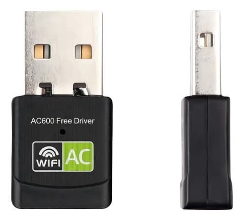 Adaptador Wifi Usb 600mbps Audeos Dual Band 2.4g/5g Para Pc Y Notebook Windows