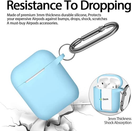 Case Protector Compatible Con AirPods + Arnes De Regalo — foto 5