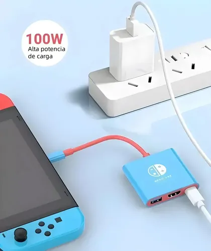 Dock Hub Portátil Compatible Nintendo Switch Tv Hdmi — foto 6