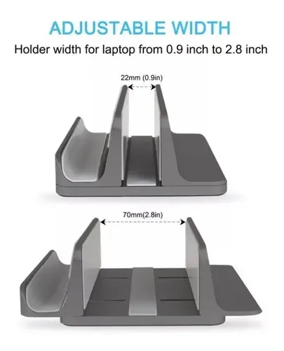Soporte Base Vertical Aluminio Para Mac Macbook Notebook Aluminio — foto 6