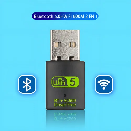 Usb Wifi Bluetooth 4.2 600 Mbps Dual Band 2.4 5ghz — foto 3