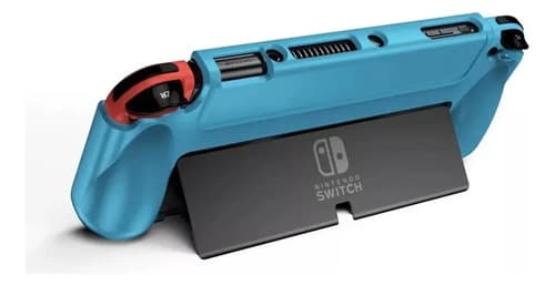Carcasa Grip Funda Goma Tpu Compatible Nintendo Switch Oled — foto 3