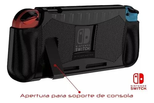 Carcasa Funda Grip Protectora Nintendo Switch Silicona Tpu — foto 4