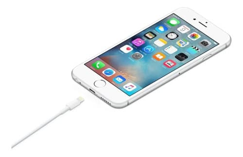 Cable iPhone Certificado 1 Metro Usb Lightning P/ 5 6 7 8 X Blanco — foto 3