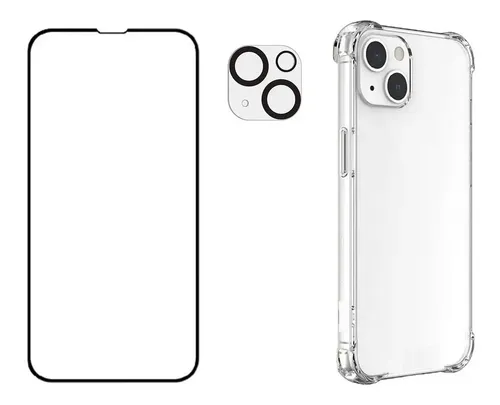Pack Carcasa Vidrio Templado Y Camara Compatible iPhone 13 Transparente Modelo De iPhone iPhone 13 — foto 3