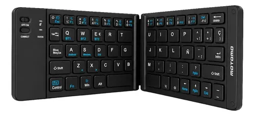 Teclado Inalámbrico Plegable Español Negro Mo-01 Motomo — foto 3