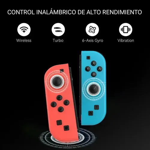 Control Inalámbrico Joystick Compatible Switch/oled Joy-cons Azul/rojo — foto 5