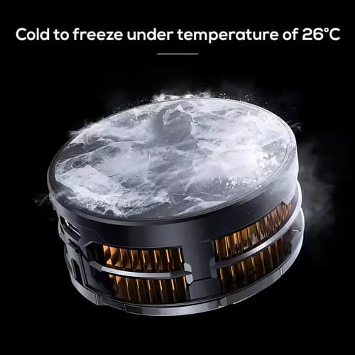 Ventilador Enfriador Cooler Para Movil Magnético Memo Cx08 Color Naranja — foto 2