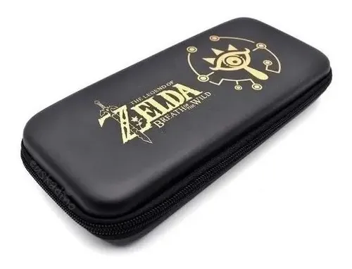 Bolso Case Zelda Nintendo Switch V1 V2 + Mica De Vidrio  — foto 4
