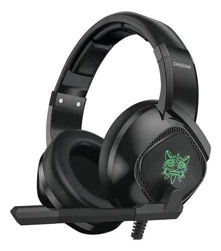 Audífonos Gamer Diadema Inalámbrica Onikuma K19 Negro Gaming Headset Con Microfono Con Luz Rgb Led Para Xbox Ps4 Pc — foto 5