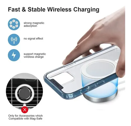Carcasa Magsafe Para iPhone 12 / 12 Pro Transparente — foto 4