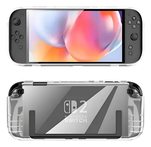 Carcasa Transparente Protectora Compatible Nintendo Switch 2 Blanco
