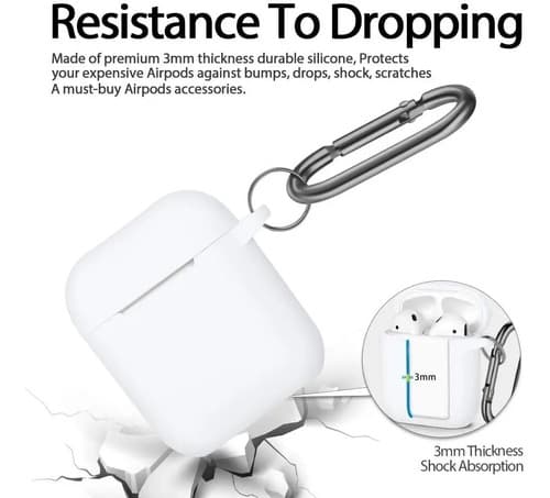 Case Protector Compatible Con AirPods + Arnes De Regalo — foto 2