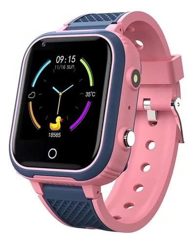 Smartwatch 4g U8 Lt21-pk Rosa Gps Niños Videollamada Resistente Agua Rosa/gris Gris