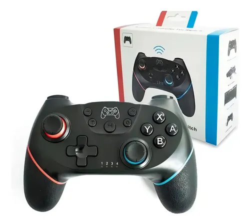 Mando Gamepad Inalámbrico Compatible Nintendo Switch Y Pc Ergonomía Negro — foto 3