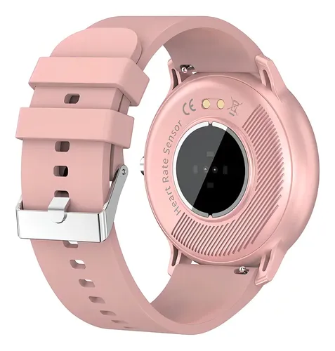 Smartwatch Lige Ip67 Bw0223 Display De 1.39  Con Correa De Silicona - Color Pink Negro — foto 2