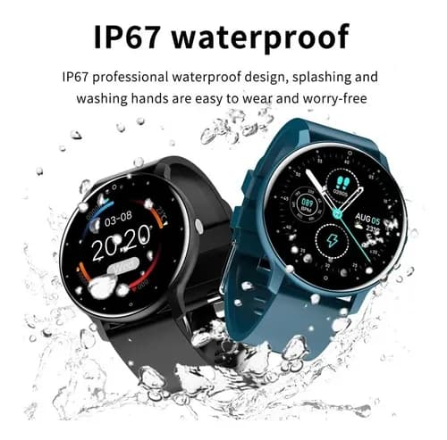 Smartwatch Lige Ip67 Bw0223 Display De 1.39  Con Correa De Silicona - Color Black Negro Black Negro — foto 5