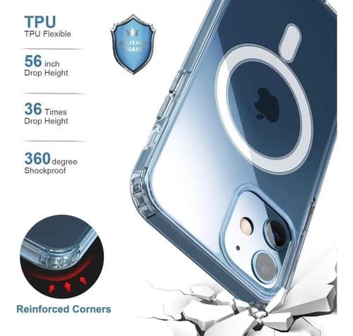 Carcasa Magsafe Para iPhone 12 / 12 Pro Transparente — foto 5