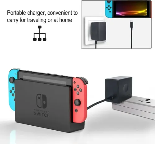 Adaptador Corriente Nintendo Switch Sirve Para Dock 15v 2,6a — foto 3