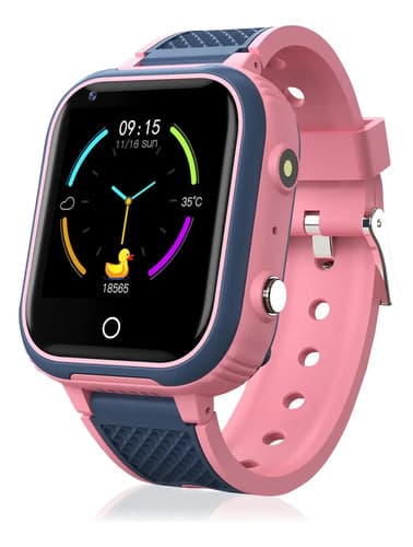 Reloj Smartwatch Lt21-pk Gps Niños C Internet 4g Rosa Rosa/gris Gris