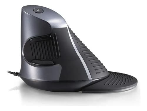 Mouse Delux M618 Vertical Ergonómico 6 Botones Negro — foto 5