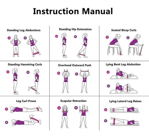 Pack 5 Bandas Elasticas Loop Pilates Aerobico Resistencia — foto 6