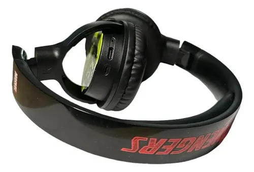 Audifonos Bluetooth Marvel Comic Hi Fi Manos Libres Hulk Negro — foto 2