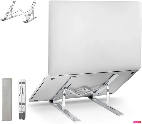 Soporte Aluminio Notebook Macbook Portátil Hasta 15,6'' — foto 2