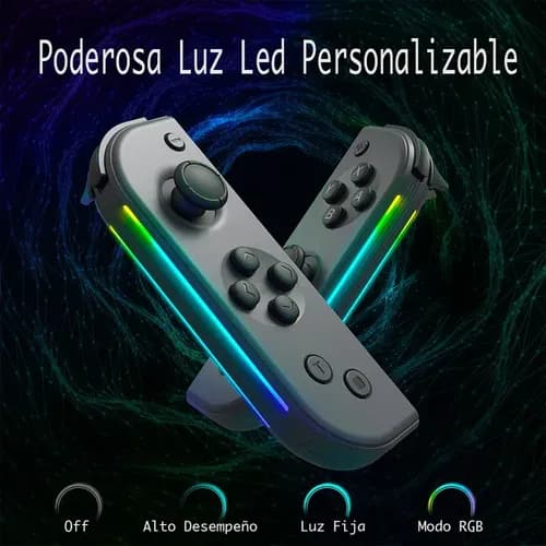 Control Inalámbrico Joystick Compatible Switch/oled Joy-cons Rgb — foto 5