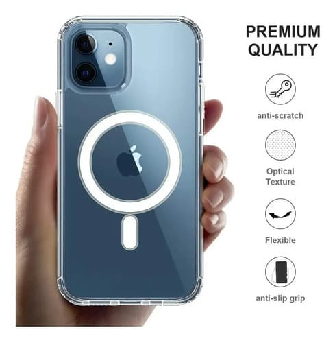 Carcasa Magsafe Para iPhone 12 / 12 Pro Transparente — foto 3