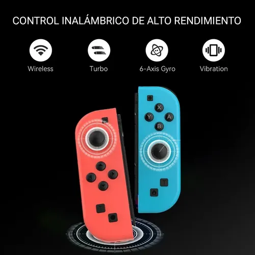 Control Inalámbrico Joystick Compatible Switch/oled Joy-con Azul — foto 5