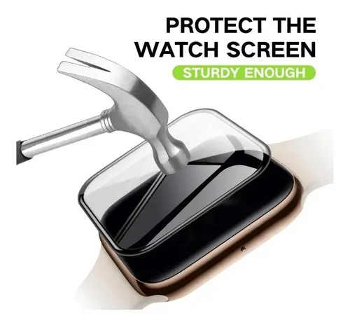 Lamina Vidrio Templado Compatible Apple Watch Series 12345 — foto 6