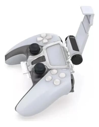 Clip Soporte Celular Compatible Con Control Playstation Ps5 Blanco — foto 4