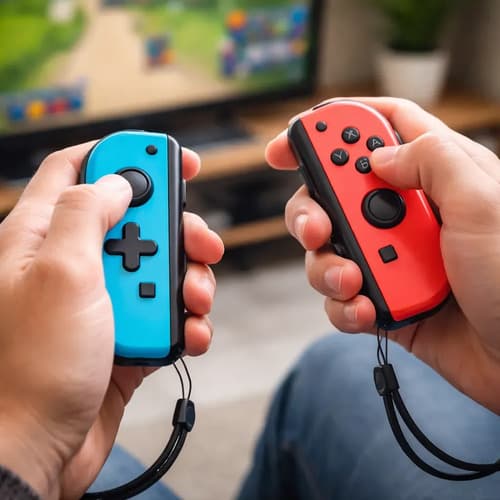 Control Inalámbrico Joystick Compatible Switch/oled Joy-cons Azul/rojo — foto 4